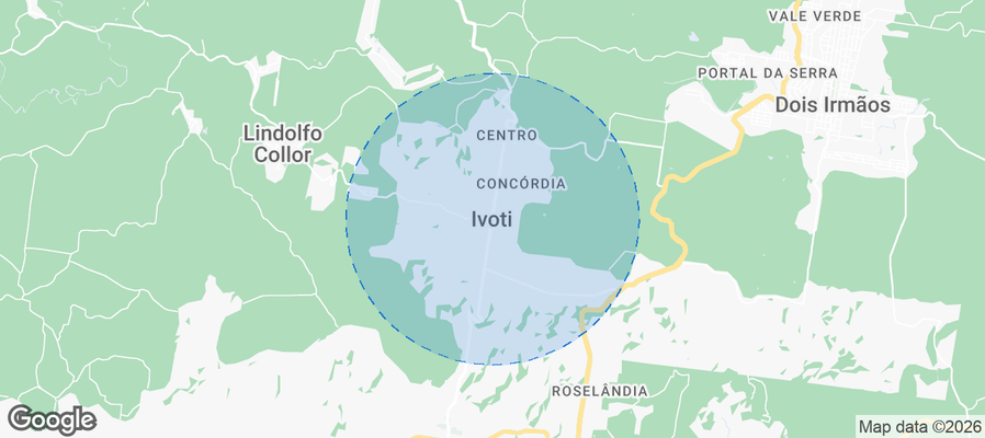 Ivoti Airbnb map